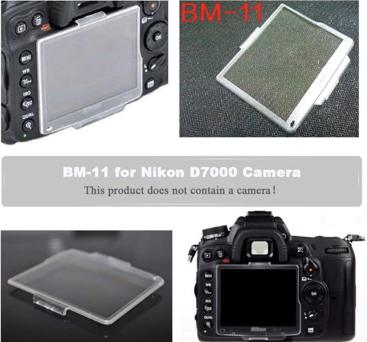 Digital Camera Screen Protector Nikon D7000 Display Screen BM-11
