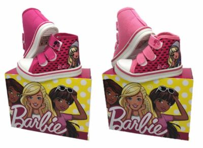 Barbie Sneaker Mädchenschuhe Kinderschuhe Sportschuhe Neu Klettverschluß pink