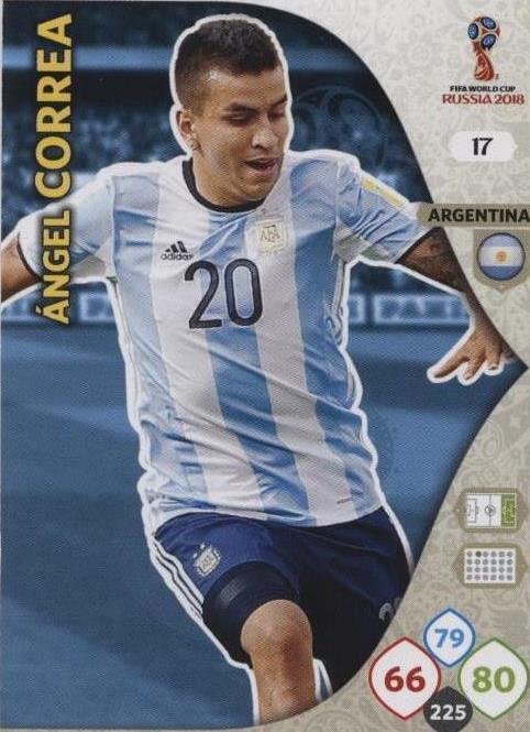 2018 Panini Adrenalyn XL Fifa World Cup - Angel Correa #17 for