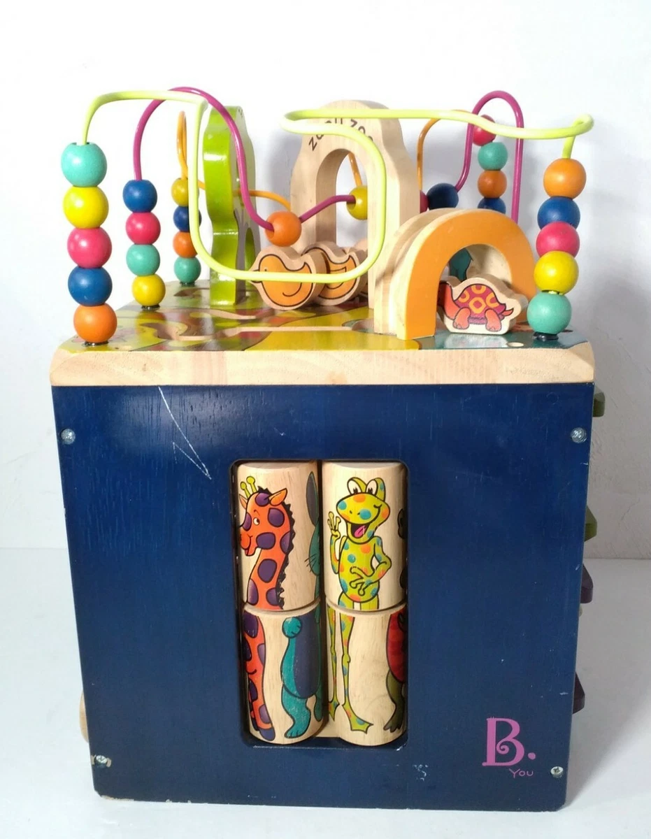 Best wooden activity cube sale