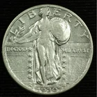 Standing Liberty Silver Quarter. 1930 P. Choice Fine. Lot # 9049=183-384