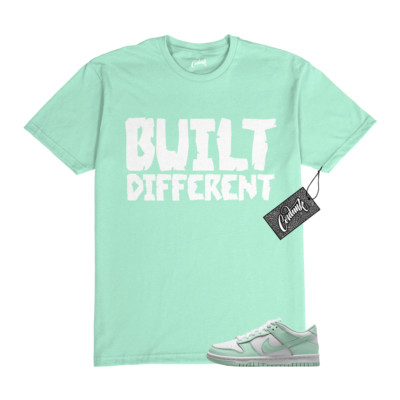 Dunk Low Mint Foam White Air Force 1 T Shirt to Match BUILT