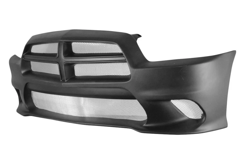 For Dodge Charger 11-14 Duraflex Hellcat Style Fiberglass Front Bumper Unpainted Foto 3 de 4