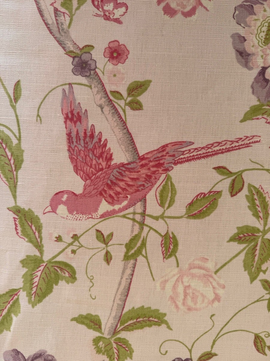 ORIGINAL LAURA ASHLEY SUMMER PALACE CERISE FABRIC ( PER METRE ) | eBay
