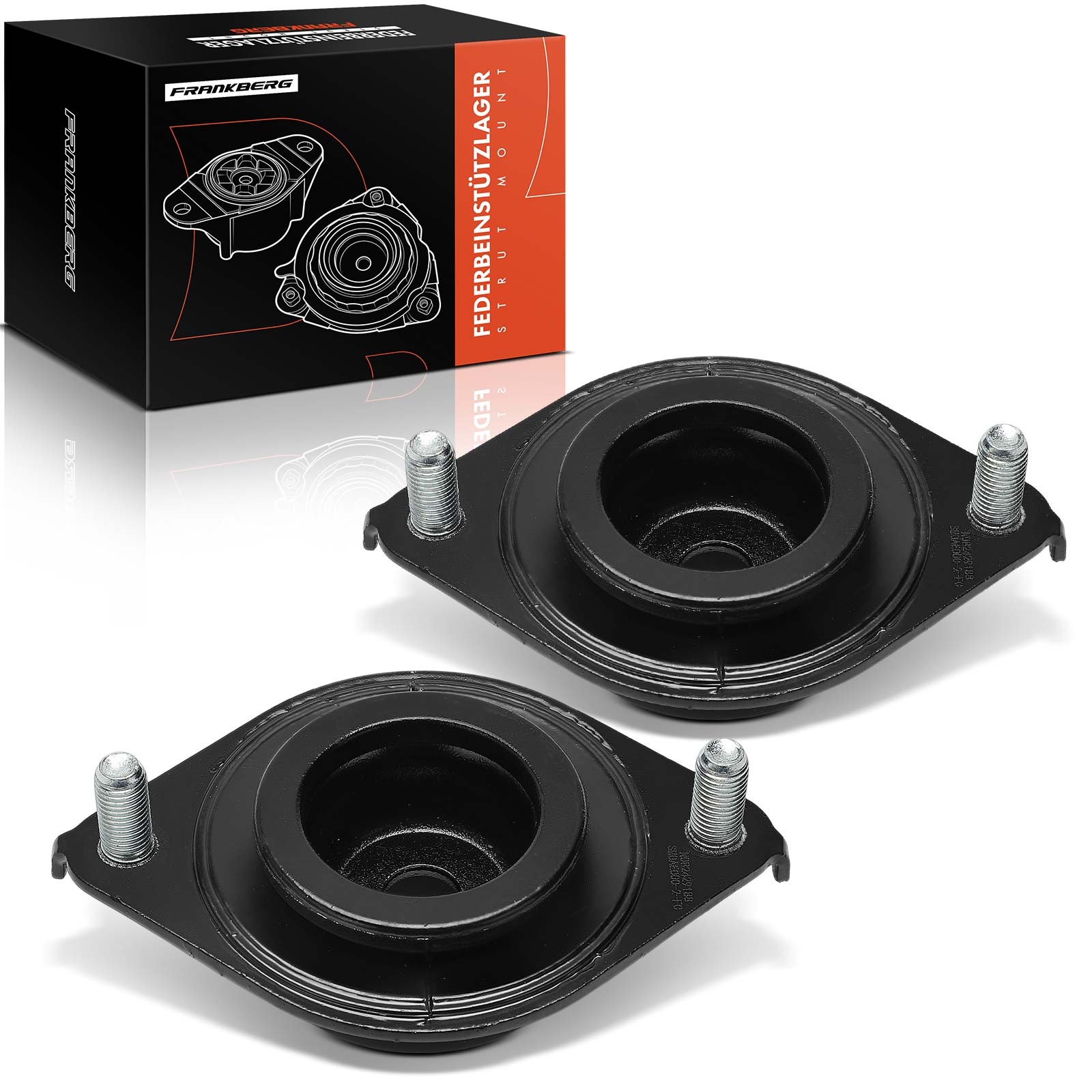 FRANKBERG 2x Rear Top Strut Mountings for Subaru Legacy III Impreza 1999-2005
