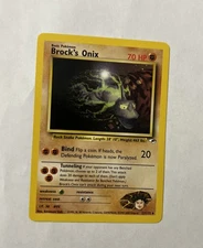 Pokemon Card - Brock's Onix Gym Heroes 21/132 Rare NM