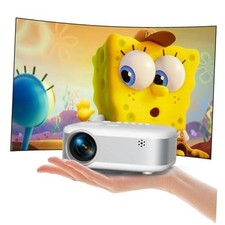 Mini Projector, 2025 Upgraded 1080P HD Projector, Portable Projector with