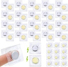 32 Pairs 1.18 Inch Invisible Hidden Sew Magnetic Snap,PVC Strong Magnetic Clo...