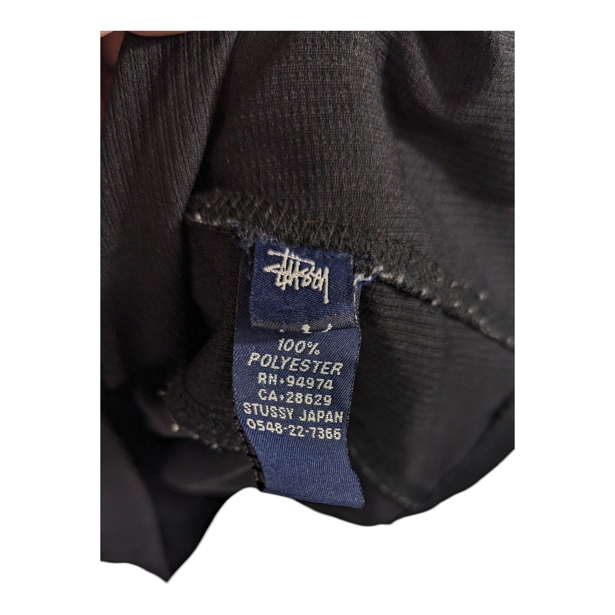 Stussy Mens Polo Shirt Large Black Long Sleeve Vintage 90s | eBay
