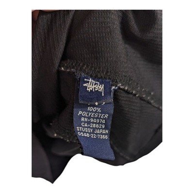 Stussy Mens Polo Shirt Large Black Long Sleeve Vintage 90s | eBay