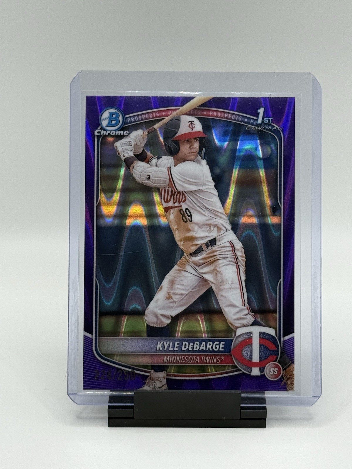 2025 Bowman - Chrome Kyle DeBarge #BCP-139 Purple RayWave Refractor /250