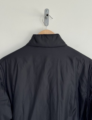 Barbour International “Padded” Belted Quilted Jacket Black Men’s Medium - Picture 14 of 15