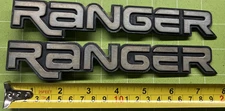 93 94 95 96 97 FORD RANGER SIDE FENDER EMBLEM BADGE SYMBOL BROKEN TABS LOT OF 2