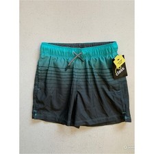 Art Class Boys Aqua Blue Ombre Stripe Swim Trunks Swimsuit Size Small NWT Beach