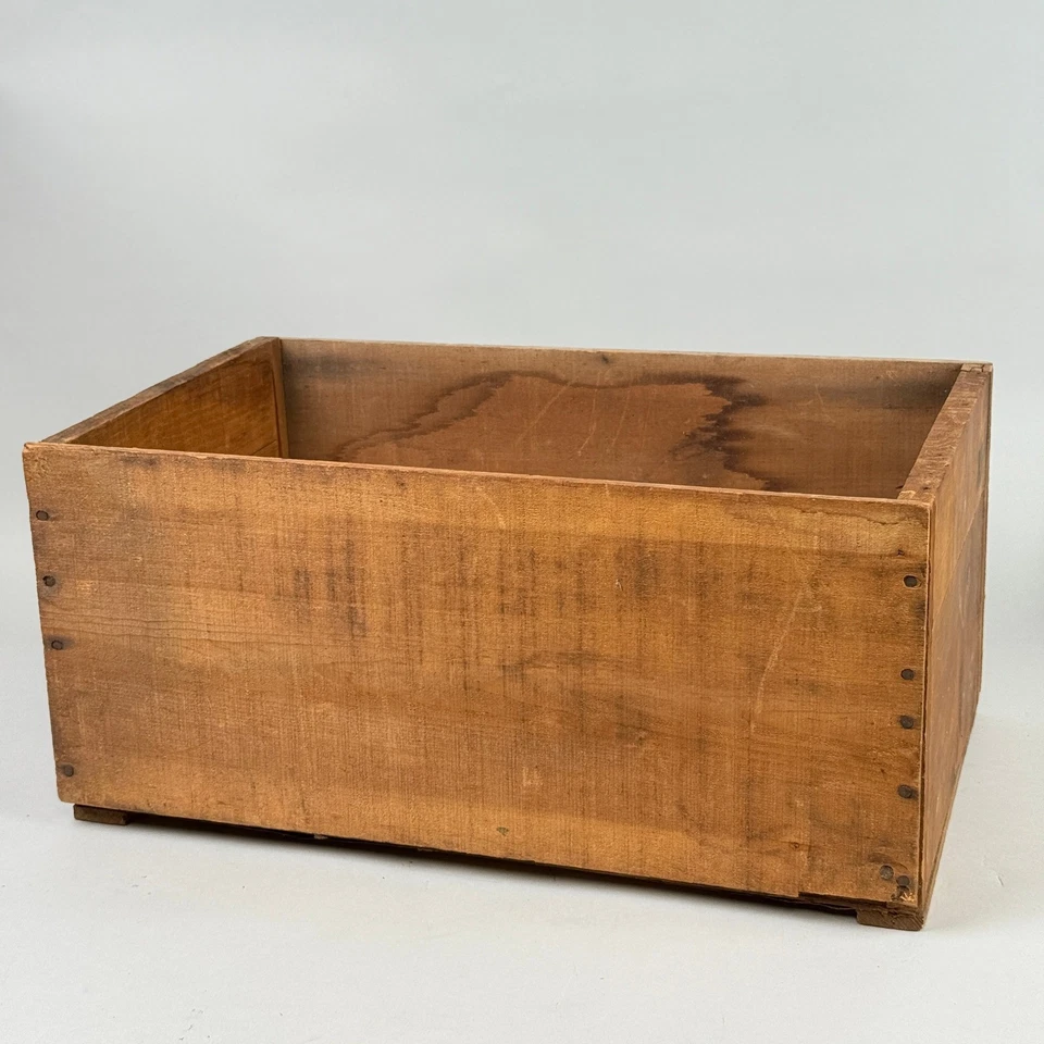 Caja de madera vintage California Bartlett Pears 4/5 Bushel EE. UU. Nº 1 producto - Imagen 3 de 4