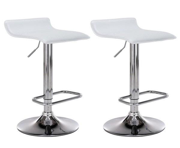 2Er Set Barhocker Dyn Weiß-image