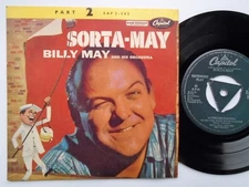 Billy May Sorta May Part 2 EP Capitol EAP2562 EX /EX 1955 picture sleeve