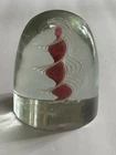 Signed Rare VENINI Murano Glass Paperweight Fulvio Bianconi 1950/1955 Spiral