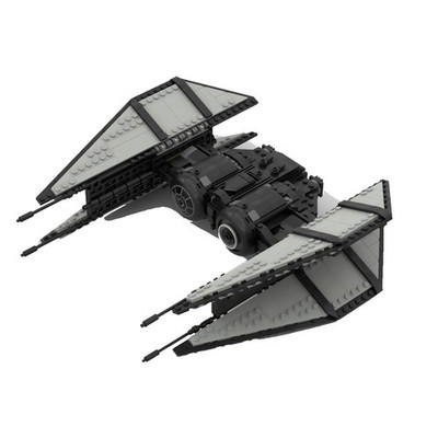 Modubrix Moc Building Blocks First Order Tie Bomber Set Bricks Toy Kit 635 Parts