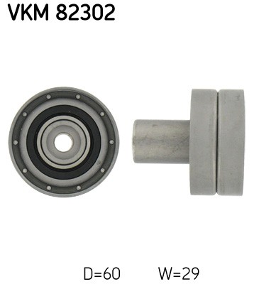 SKF VKM 82302 Deflection/Guide Pulley, timing belt for NISSAN