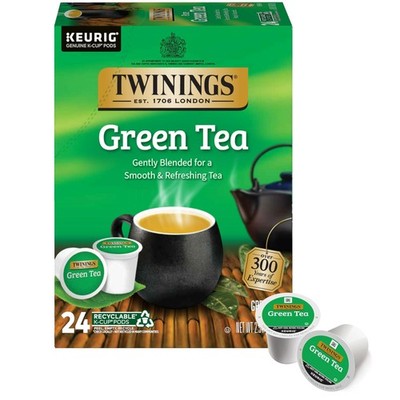 Twinings Green Tea K-Cup Pods for Keurig, 24 24 Count (Pack of 1),
