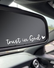 2 PCS Rearview Mirror Decals, Vinyl Car Rear View Mirror Decorati Color: White
