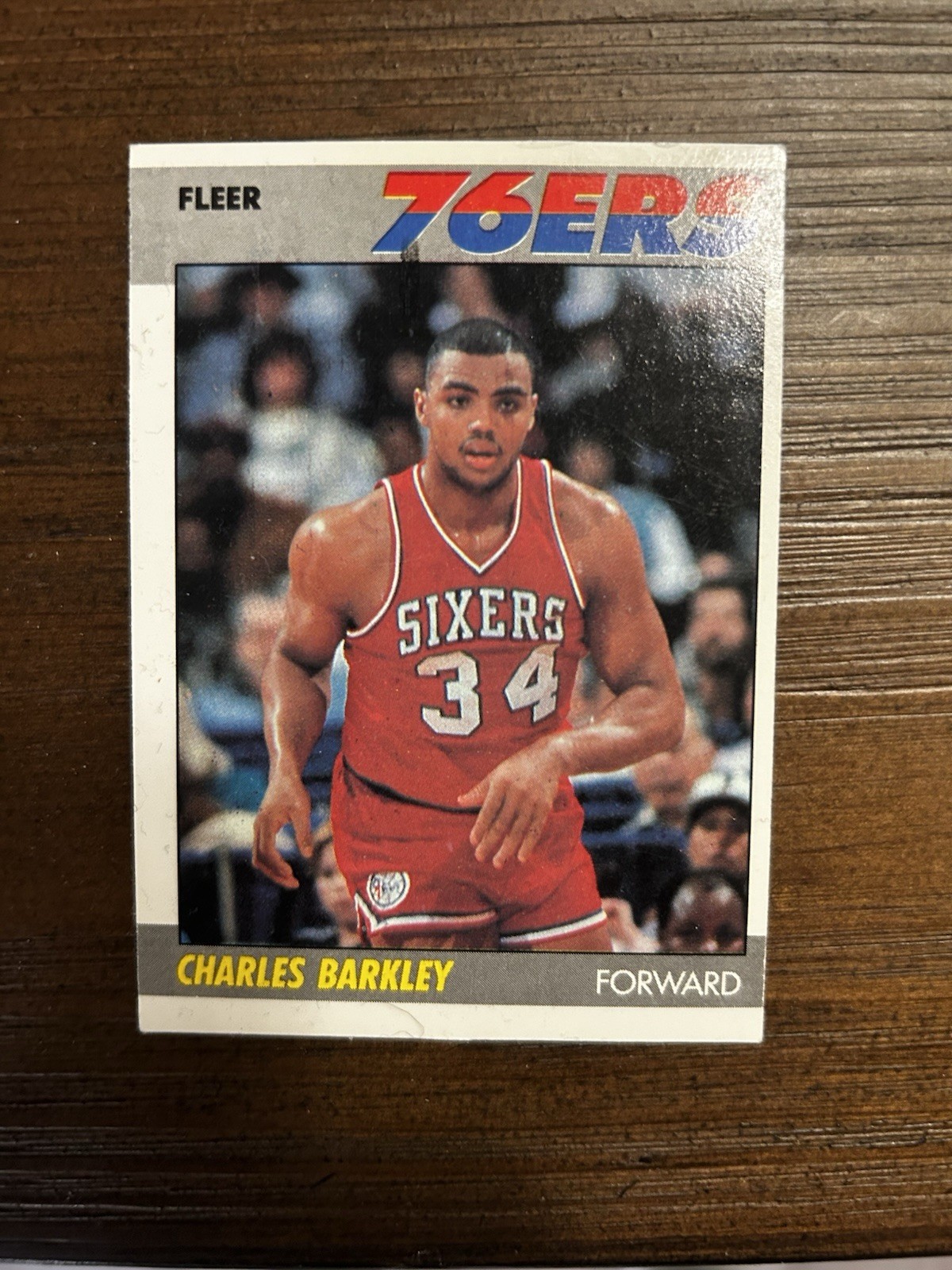 Fleer 1987-88 Charles Barkley #9 Philadelphia 76ers NBA Basketball Card Base Set