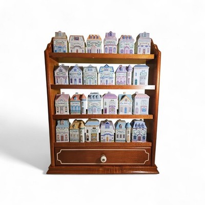 1989 Lenox Spice Village SET 24 Jars Fine Porcelain Complete With