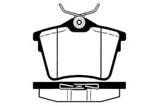 RAICAM Bremsbeläge Satz Hinten Bremsklötze passend für PEUGEOT 407 SW (6E)