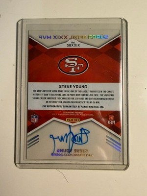 2020 Panini Football Super Bowl XXIX MVP STEVE YOUNG #20/50 Auto