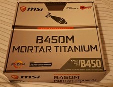 MSI B450M Mortar Titanium Gaming Motherboard AM4