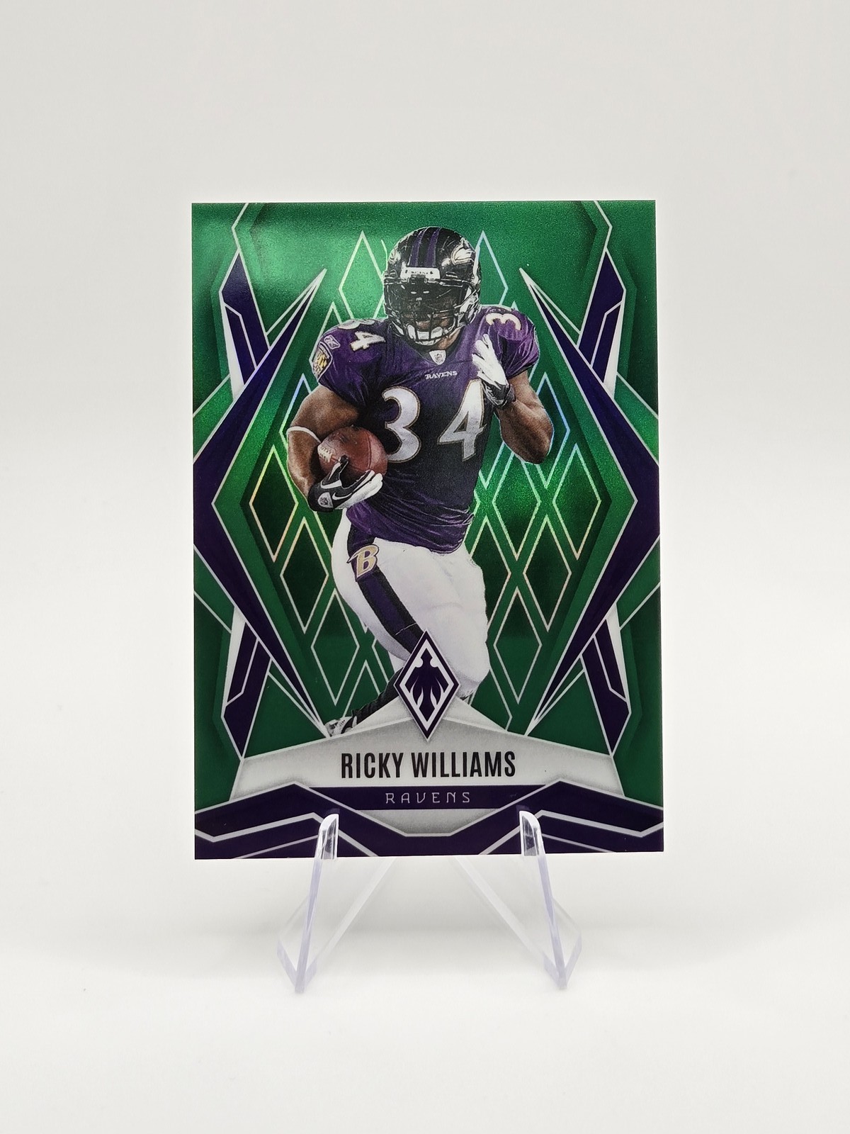 Ricky Williams 2025 Panini Phoenix Green Prizm SP #/25 #81