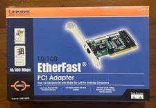 Linksys 10/100 Mbps EtherFast PCI Adapter Ethernet Card - LNE100TX NEW Sealed