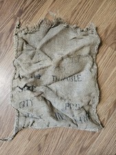 Vintage Antique Decorative Flour Goods Burlap Sack Collectible Decor