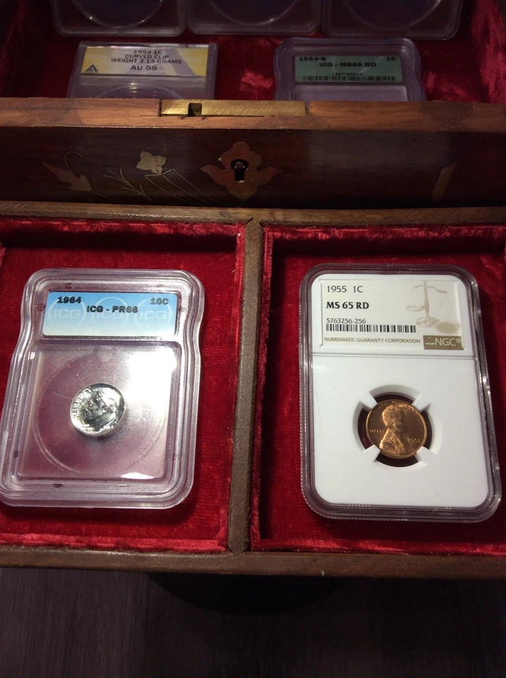 Rare Old US Coins Collection- PCGS, NGC, ANAC, ICG- Valuable Coins, Silver, MS66 - Image 2 of 4