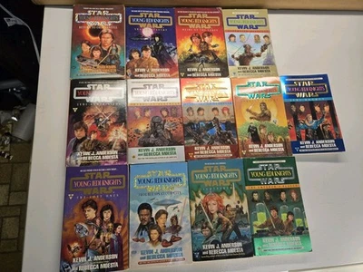 Star Wars Young Jedi Knights PB Books 1-13 Lot Anderson & Moesta - Image 1 of 4