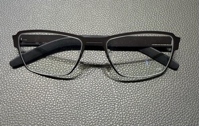 Markus T Titanium Brille T2 075236 col Gun Größe 53-17 mit Etui Neu + OVP