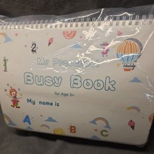 My Preschool Busy Book Learning Activity Fun Children's Book Ages 3 In Box