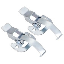 2Pcs 3.62 Inch Galvanized Draw Toggle Latch with Spring-steel Hook