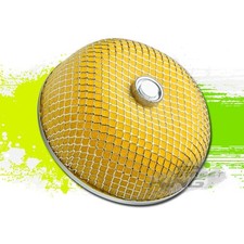 Mushroom Mesh Foam Gauze High Flow Intake Universal Air Filter 3 Inlet Yellow