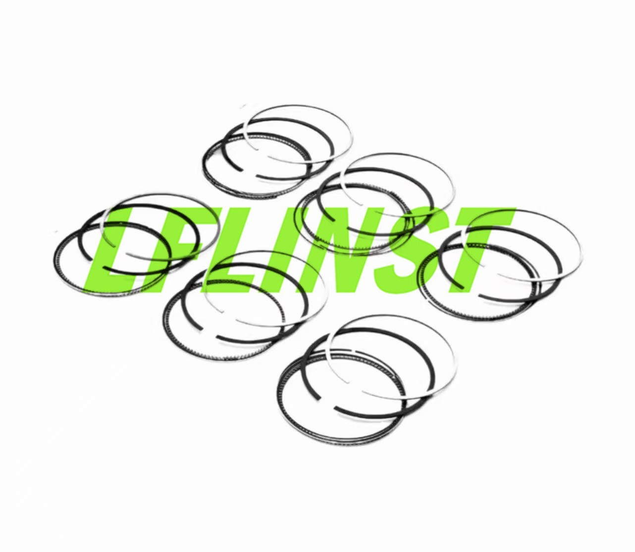 Fit Maserati Ghibli Levante Quattroporte 3.0L TT V6 Engine F160 Piston Rings USA