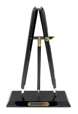 Presentation Pace Stick Black Brass Mounts with Engraving Plate R2879