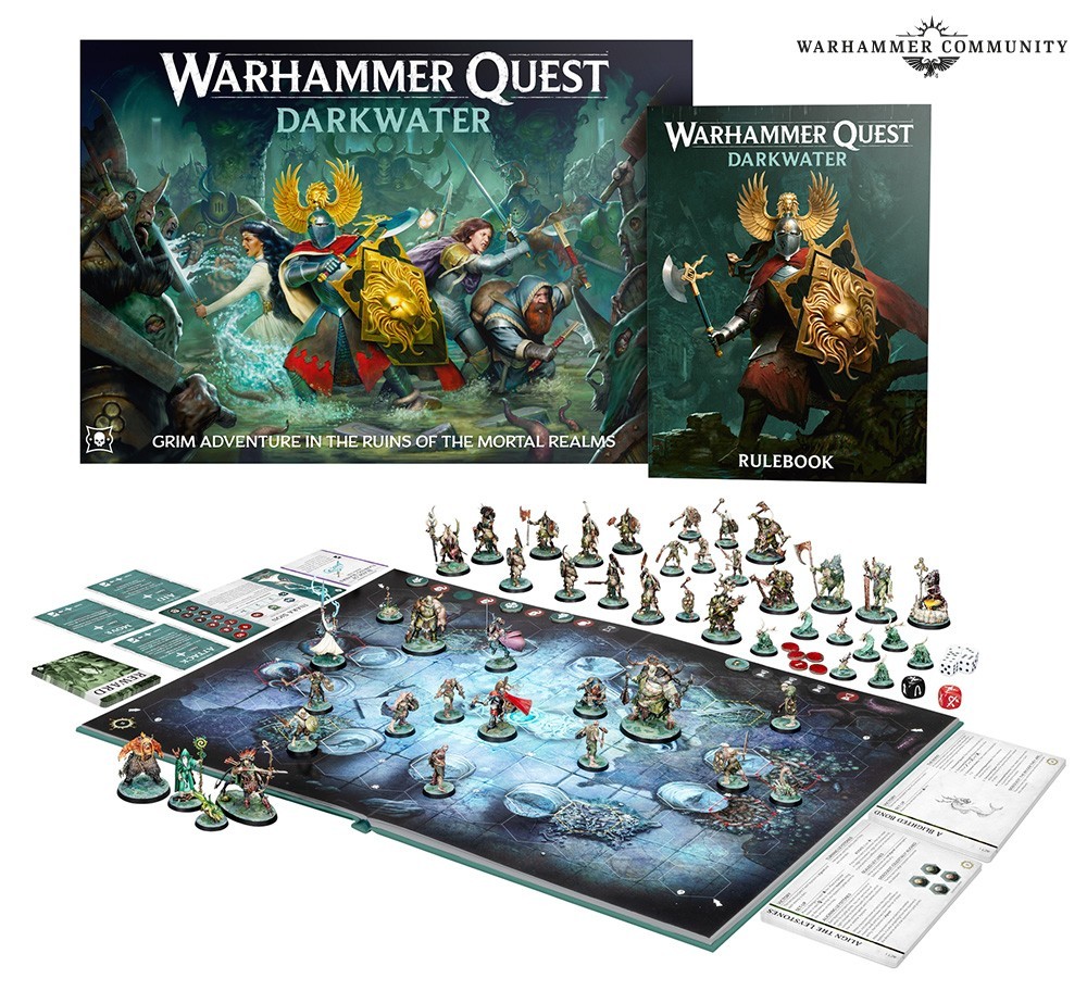 ミニチュア一部抜き取り済み　Warhammer Quest ダークウォーター ミニチュア一部抜き取り済み Warhammer Quest ダークウォーター