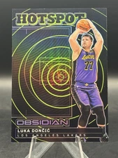 Luka Doncic 2024-25 Panini Obsidian Hotspot Electric Etch #12 /125