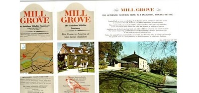 John James Audubon Mill Grove PA Brochure 1976