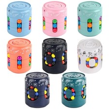 Speed Cube Set Bean Toys Fingertip Gyro Tops Toy Creative Decompression Toys