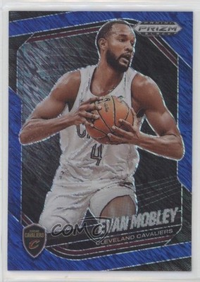 2024-25 Panini Prizm Black FOTL Blue Shimmer 27/35 Evan Mobley #121 1b7p