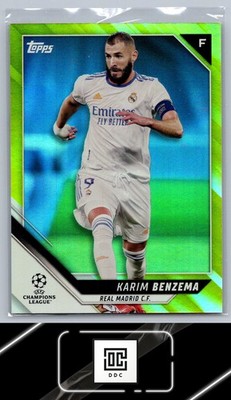 2021-22 Topps UEFA Champions League #135 Karim Benzema Yellow Foil #/250