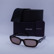 Prada PRB06SF 17N60B Root Havana/Light Brown 55-18-145 Sunglasses New Authentic