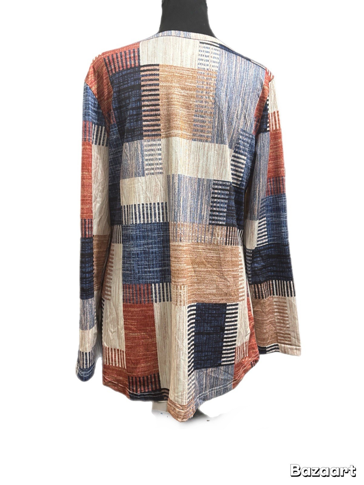 Women's Multicolored Size Medium Patchwork Print … - image 2